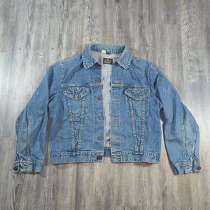 Vtg Maverick Blue Bell Jacket Mens 42 Cowboy Cut Western Rodeo Denim Distressed